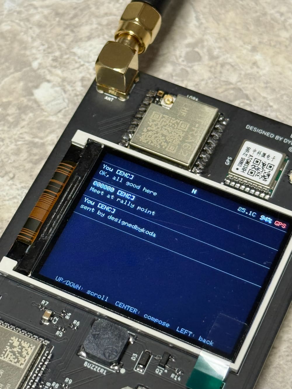 LoRa Portable Messenger photo